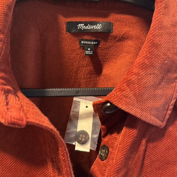 NWT | Madewell | Stretch Twill Oversized Shirt Jacket - Picture 10 of 17